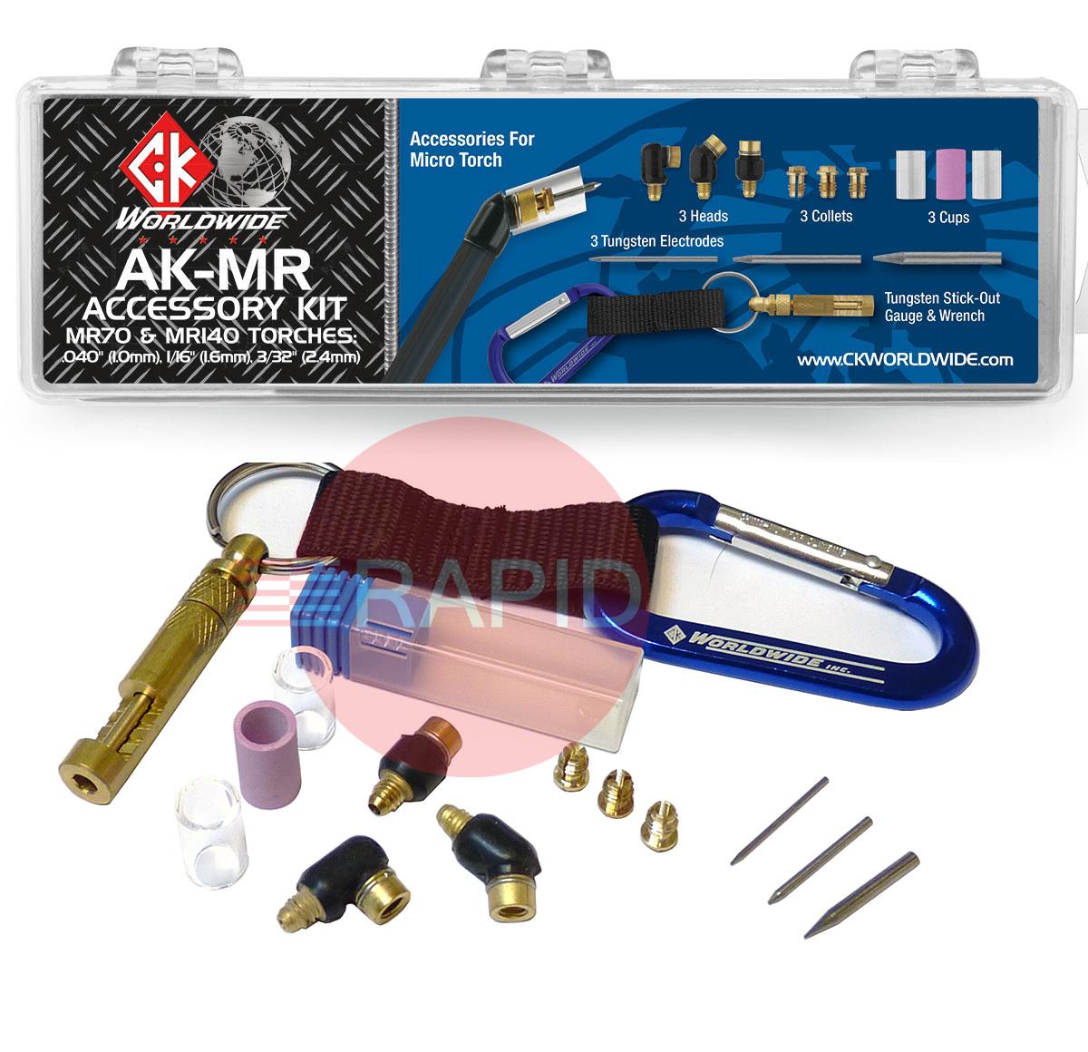 CK-MR1425SF  CK MR140 Water-Cooled Micro Torch Package, 140 Amp, with 7.6m Superflex Cables, 3/8